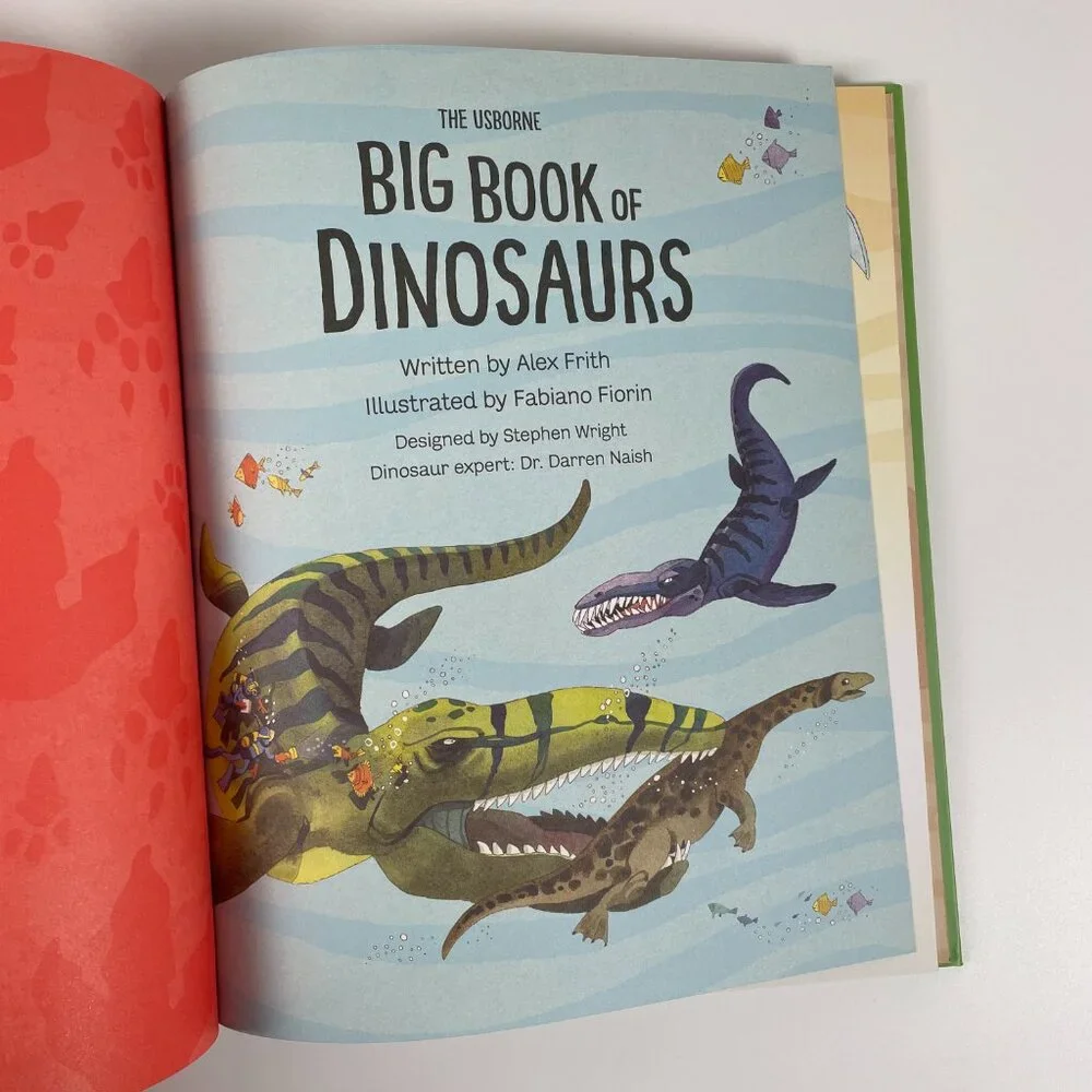 🍋 4/$20  The Usborne Big Book of Dinosaurs | Kids Books Childrens Books - Picture 3 of 7